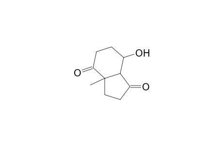 5-Hydroxy-1-methylbicyclo(4.3.0)nonane-2,7-dione