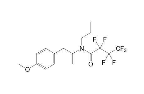 4-Methoxypropylamphetamine HFB Derivative