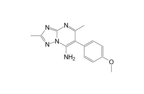 [1,2,4]triazolo[1,5-a]pyrimidin-7-amine, 6-(4-methoxyphenyl)-2,5-dimethyl-
