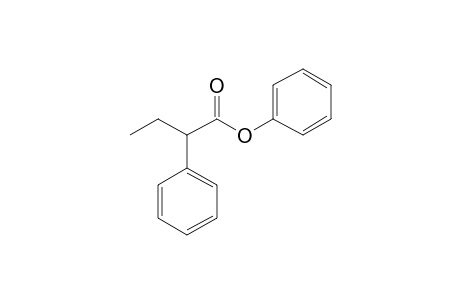 Butyric acid, 2-phenyl-, phenyl ester