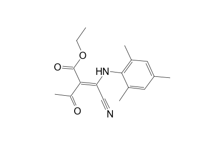 Butanoic acid, 2-(cyano)(2,4,6-trimethylphenylamino)methylene-3-oxo-, ethyl ester
