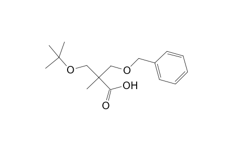 (+)-(S) and (-)-(R) 3-(Benzyloxy)-2-(tert-butoxymethyl)-2-methylpropanoic acid