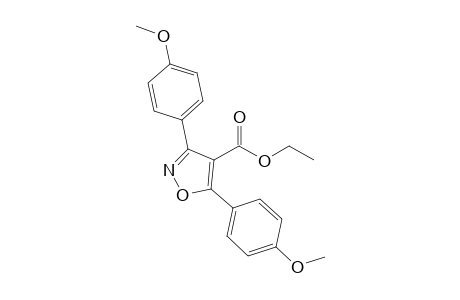 3,5-bis(4-methoxyphenyl)-4-isoxazolecarboxylic acid ethyl ester