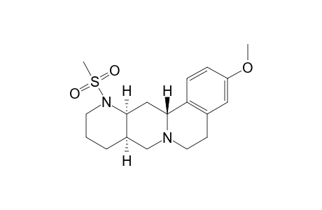 (8AR,12AS,13AR)-(+)-5,8,8A,9,10,11,12,12A,13,13A-DECAHYDRO-3-METHOXY-12-METHYLSULFONYL-6-H-ISOQUINO-[2.1-G]-[1.6]-NAPHTHYRIDINE