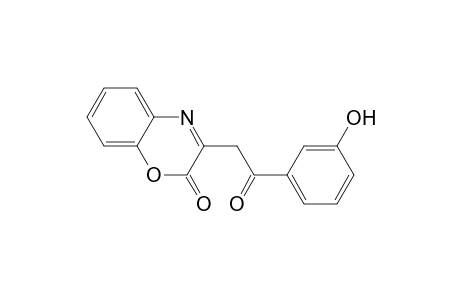 2H-1,4-Benzoxazin-2-one, 3-[2-(3-hydroxyphenyl)-2-oxoethyl]-