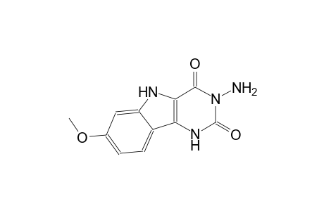 3-amino-7-methoxy-1H-pyrimido[5,4-b]indole-2,4(3H,5H)-dione