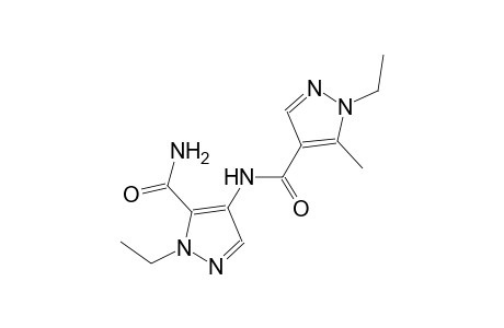 N-[5-(aminocarbonyl)-1-ethyl-1H-pyrazol-4-yl]-1-ethyl-5-methyl-1H-pyrazole-4-carboxamide