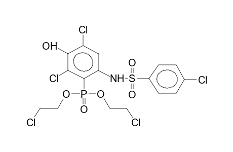 4-PARA-CHLOROPHENYLSULPHONYLAMIDO-3-DI(2-CHLOROETHOXY)PHOSPHORYL-2,6-DICHLOROPHENOL