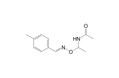 (E)-O-1-(N-Acetamino-1-yl)ethyl-4-methylbenzaldehyde oxime