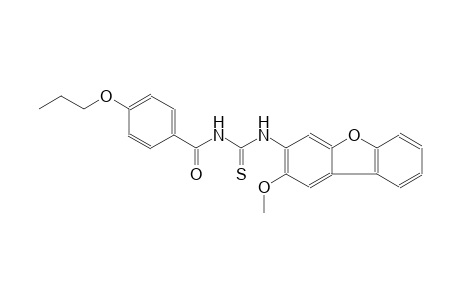 thiourea, N-(2-methoxydibenzo[b,d]furan-3-yl)-N'-(4-propoxybenzoyl)-