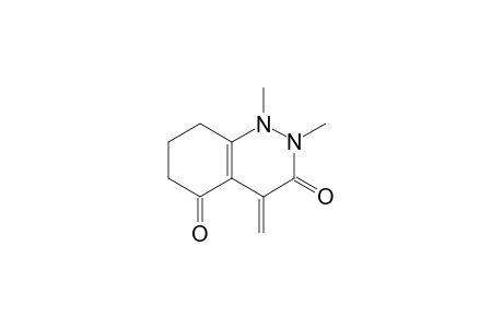 3,5-Cinnolinedione, 1,2,4,6,7,8-hexahydro-1,2-dimethyl-4-methylene-