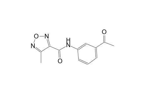N-(3-acetylphenyl)-4-methyl-1,2,5-oxadiazole-3-carboxamide