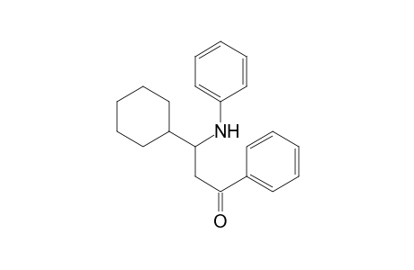 3-Cyclohexyl-1-phenyl-3-(N-phenylamino)-1-propanone