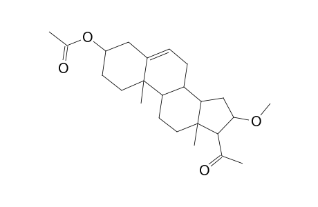 Pregn-5-en-20-one, 3-(acetyloxy)-16-methoxy-, (3.beta.,16.alpha.)-