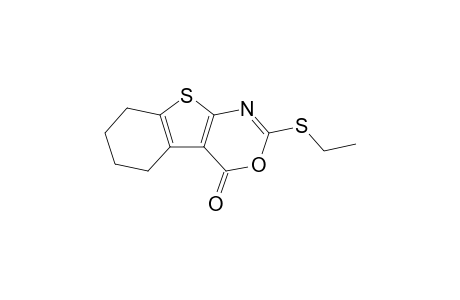 2-(ethylthio)-5,6,7,8-tetrahydro-[1]benzothiolo[2,3-d][1,3]oxazin-4-one