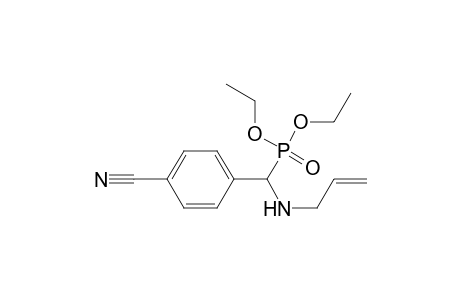 Phosphonic acid, [(4-cyanophenyl)(2-propenylamino)methyl]-, diethyl ester