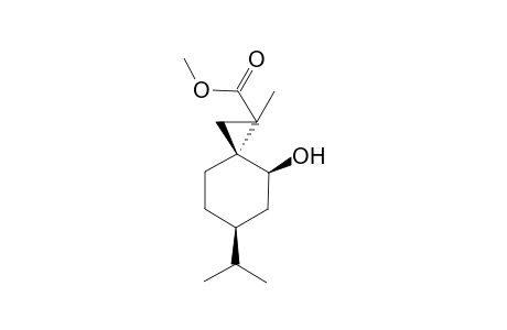 (3S,4S,6S)-4-Hydroxy-6-isopropyl-1-methyl-spiro[2.5]octane-1-carboxylic acid methyl ester