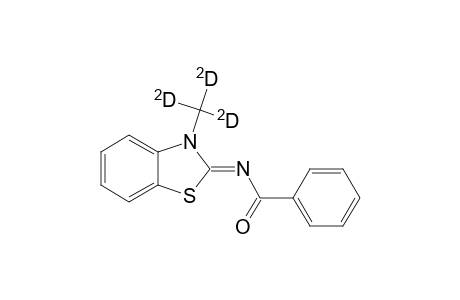 Benzamide, N-[3-(methyl-D3)-2(3H)-benzothiazolylidene]-