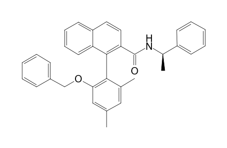 (M,1"R)-1-(2'-Benzyloxy-4',6'-dimethylphenyl)-2-naphthoic acid 1"-phenylethylamide