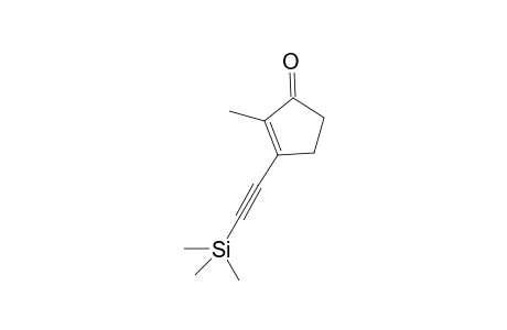 2-Methyl-3-((trimethylsilyl)ethynyl)cyclopent-2-en-1-one