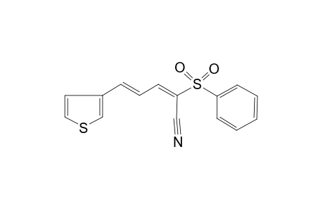 Penta-2,4-dienecarbonitrile, 5-(3-thienyl)-2-phenylsulfonyl)-
