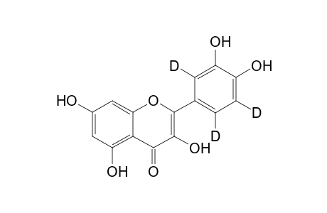 [2',5',6'-D3]-Quercetin 10 {3,5,7-Trihydroxy-2-(3,4-dihydroxyphenyl-2,5,6-D3)-4H-1-benzopyran-4-one}