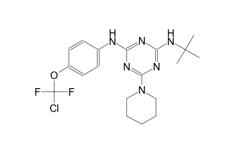 2-N-tert-butyl-4-N-[4-[chloro(difluoro)methoxy]phenyl]-6-piperidin-1-yl-1,3,5-triazine-2,4-diamine