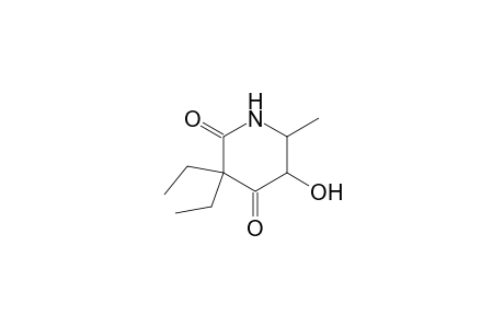 2-Methyl-3-hydroxy-5,5-diethylpiperidin-4,6-dione