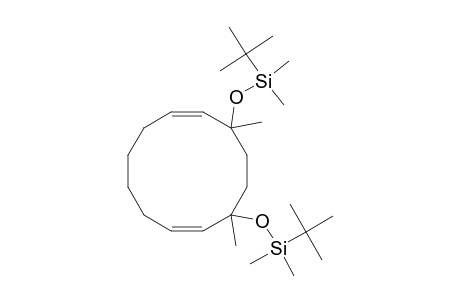 3,6-bis[(t-Butyl)dimethylsilyloxy]-3,6-dimethylcyclododeca-1,7-diene