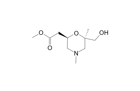 Methyl (2R,6R)-2-[4,6-Dimethyl-6-(hydroxymethyl)morpholin-2-yl]acetate