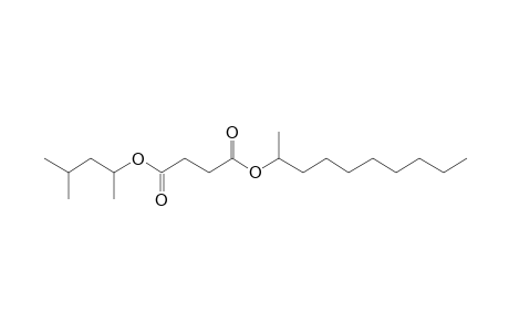 Succinic acid, dec-2-yl 4-methylpent-2-yl ester