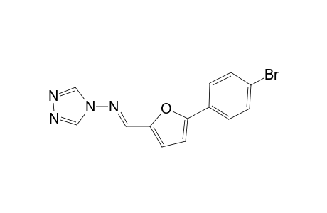 N-((E)-[5-(4-Bromophenyl)-2-furyl]methylidene)-4H-1,2,4-triazol-4-amine
