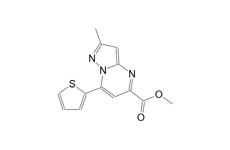 methyl 2-methyl-7-(2-thienyl)pyrazolo[1,5-a]pyrimidine-5-carboxylate