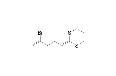 1,3-Dithiane, 2-(4-bromo-4-pentenylidene)-