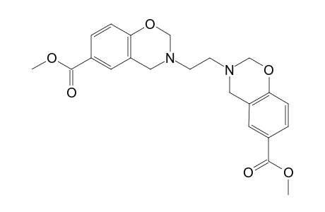 3,3'-Ethylene-bis[3",4"-dihydro-2H-(1,3)-6"-(methoxycarbonyl)benzoxazine]