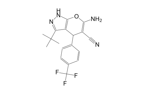 pyrano[2,3-c]pyrazole-5-carbonitrile, 6-amino-3-(1,1-dimethylethyl)-1,4-dihydro-4-[4-(trifluoromethyl)phenyl]-