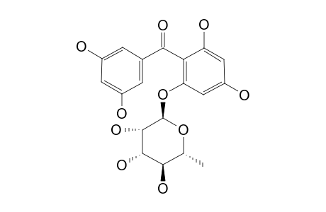 PETIOLIN-F;2',3,4',5,6'-PENTAHYDROXYBENZOPHENONE-2'-O-ALPHA-L-RHANOPYRANOSIDE