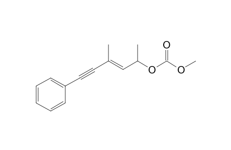 (E)-methyl (4-methyl-6-phenylhex-3-en-5-yn-2-yl) carbonate