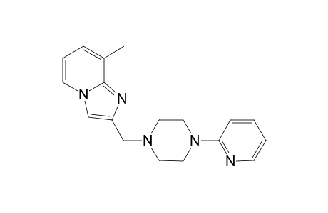 8-Methyl-2-[(4-pyridin-2-ylpiperazin-1-yl)methyl]imidazo[1,2-a]pyridine