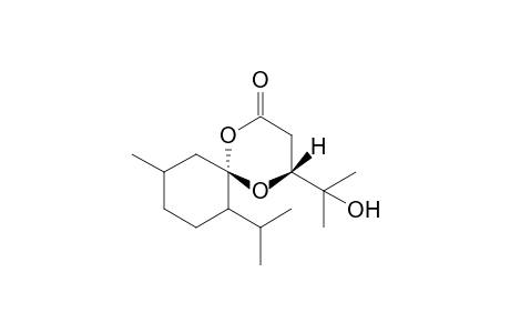 (4R,6S)-4-(1'-Hydroxy-1'-methylethyl)-7-isopropyl-10-methyl-1,5-dioxaspiro[5,5]undecan-2-one