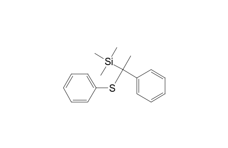 Silane, trimethyl[1-phenyl-1-(phenylthio)ethyl]-