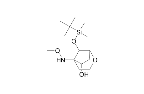 8-{[(t-Butyl)dimethylsilyl]oxy}-5-(methoxyamino)-2-oxabicyclo[3.2.1]octan-6-ol