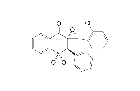 TRANS,TRANS-(+/-)-3'-(2-CHLOROPHENYL)-2-PHENYLSPIRO-[2H-1-BENZOTHIOPYRAN-3(4H),2'-OXIRAN]-4-ONE-1,1-DIOXIDE