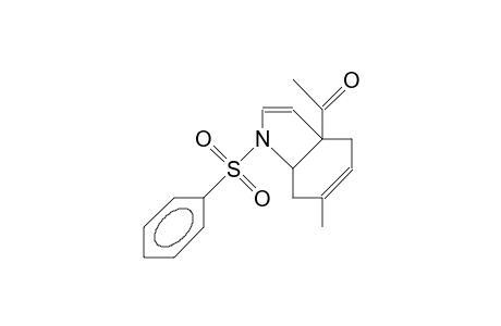 3a-Acetyl-6-methyl-1-phenylsulfonyl-3a,4,7,7a-tetrahydro-indole