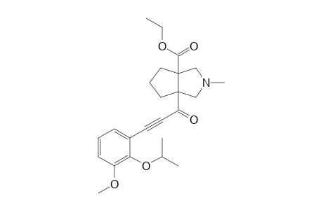 Ethyl 3-methyl-5-[2-(3-methoxy-2-isopropoxy)phenylethynylcarbonyl]-3-azabicyclo[3.3.0]octanecarboxylate