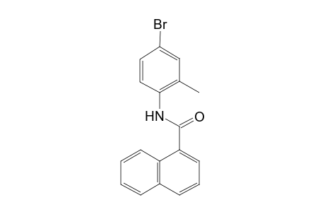 N-(4-Bromo-2-methylphenyl)-1-naphthamide