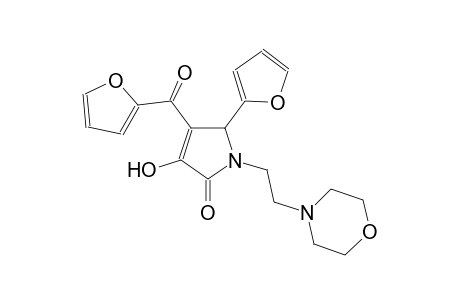 4-(2-furoyl)-5-(2-furyl)-3-hydroxy-1-[2-(4-morpholinyl)ethyl]-1,5-dihydro-2H-pyrrol-2-one