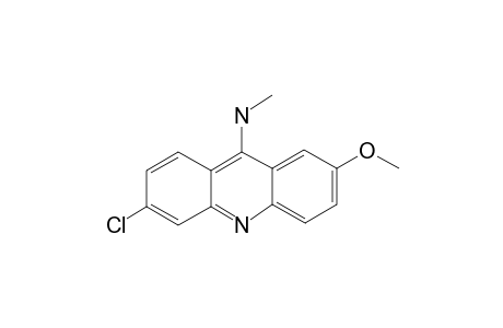 6-Chloro-2-methoxy-9-[methylamino]acridine