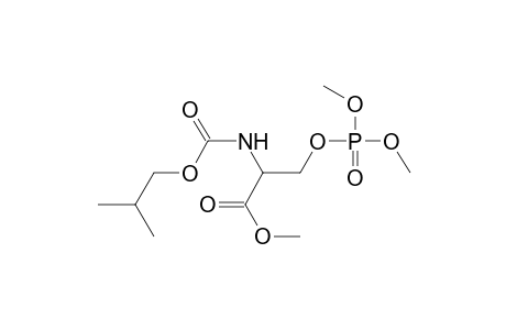 Dimethyl [2-(N-isobutoxycarbonyl)amino-2-(methoxycarbonyl)ethoxy]phosphonate
