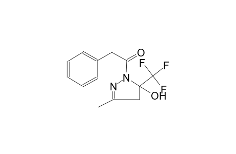 3-methyl-1-(phenylacetyl)-5-(trifluoromethyl)-4,5-dihydro-1H-pyrazol-5-ol